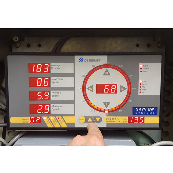 Wind Display Unit OMC-137 Advanced Wind Display - Skyview Systems